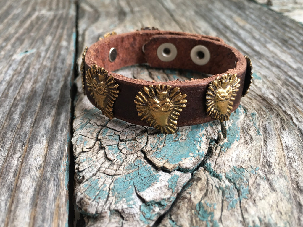 Mini Sacred Heart Concho Snap Bracelet
