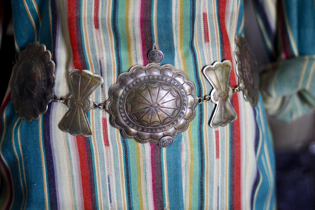 Conchos and Bows Belt
