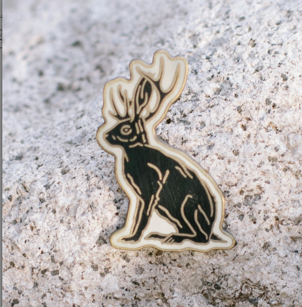 Jackalope Pin Great For Hats!