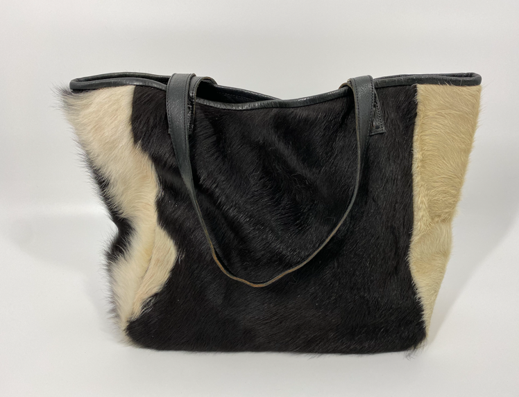 Cowhide & Leather Tote