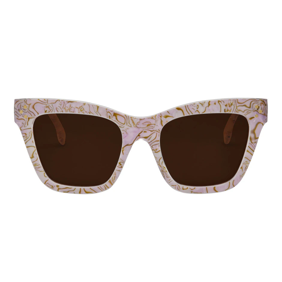 Sutton Pink Pearl Polarized Sunglasses