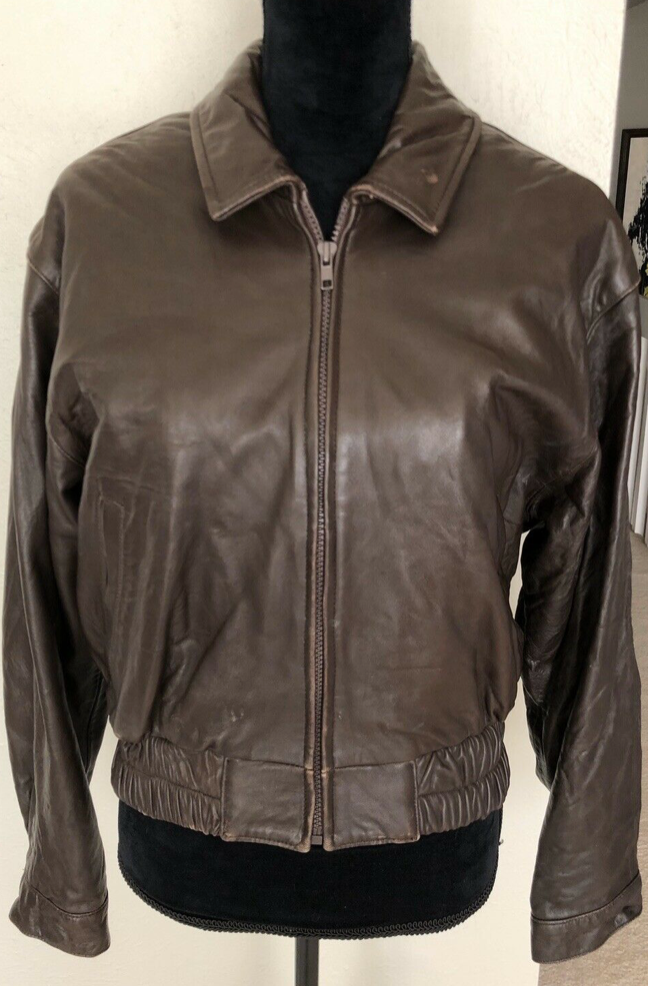 VIntage Stallion Leather Jacket M