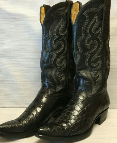 Black Alligator 7C Boots