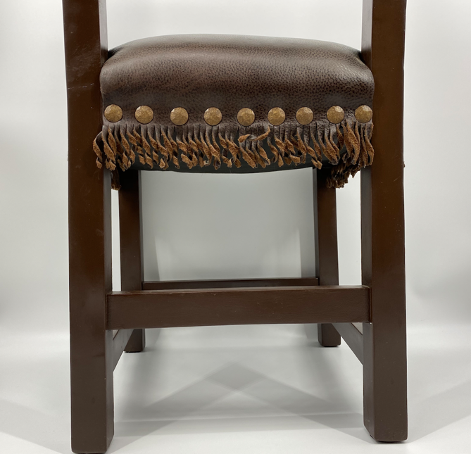 Double D Ranch Leather Chair Cowboy
