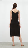 SIDE SLIT KNIT DRESS
