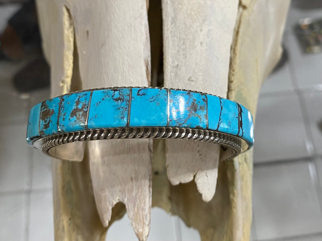 Kingman Turquoise Men’s Sterling Cuff