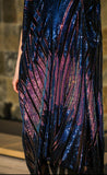 Midnight Lotus Sequin Caftan