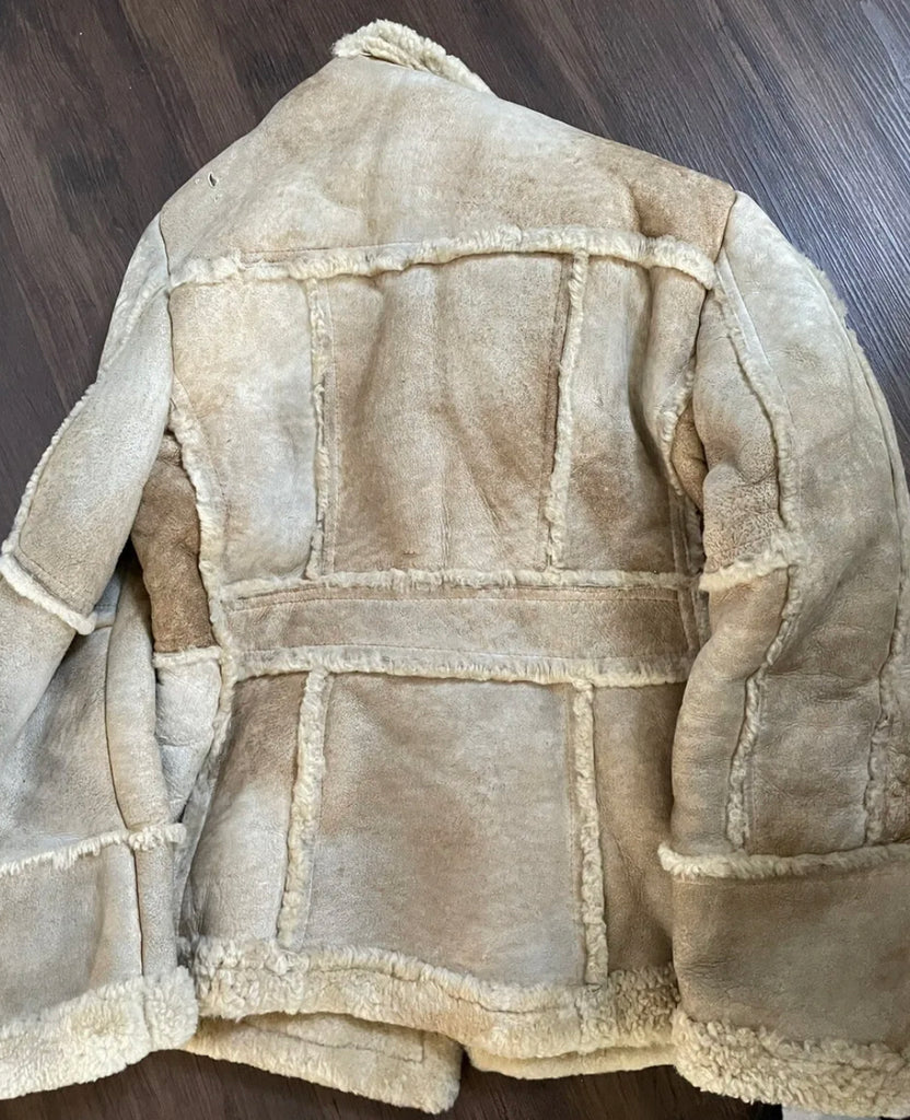 Vintage Sheepskin Suede Jacket 44