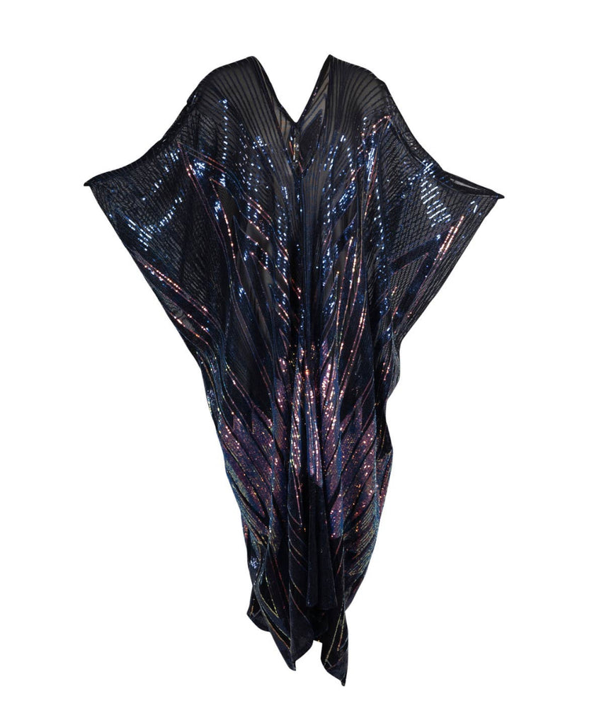 Midnight Lotus Sequin Caftan