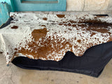 Tricolor spotted salt and pepper Brazilian cowhide