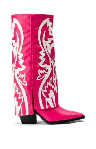 Simply Hot Pink Western Boots