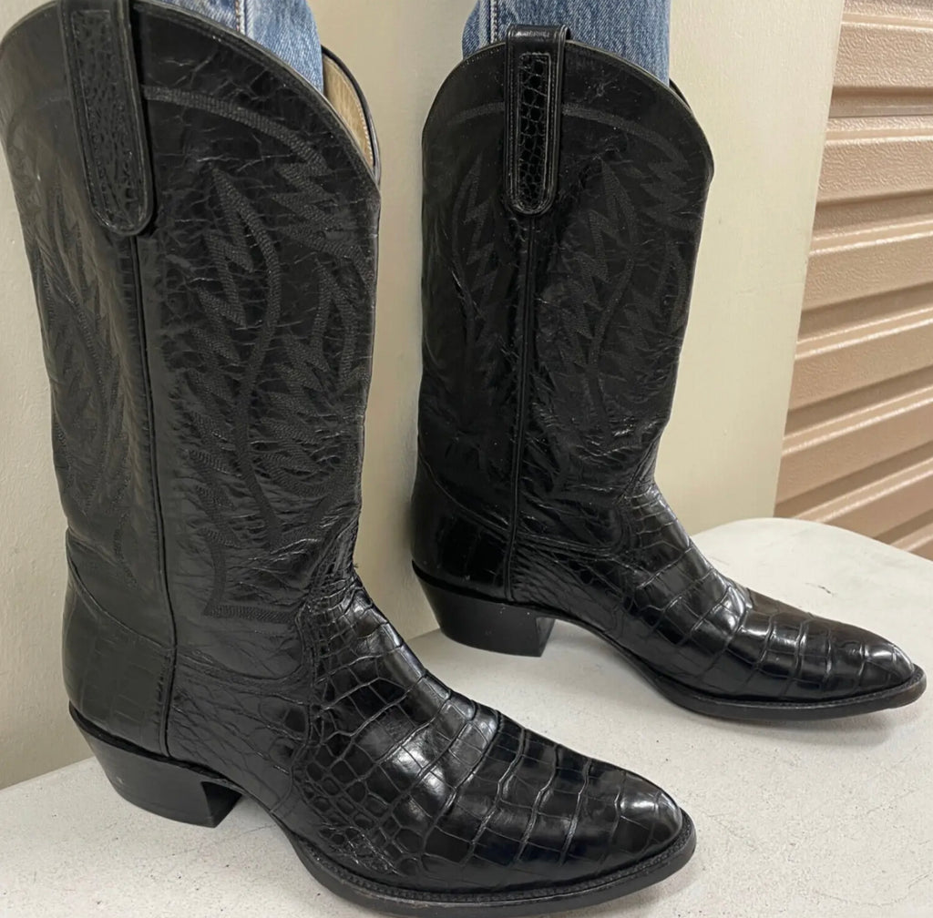 Immaculate Cayman Belly Boots 12D
