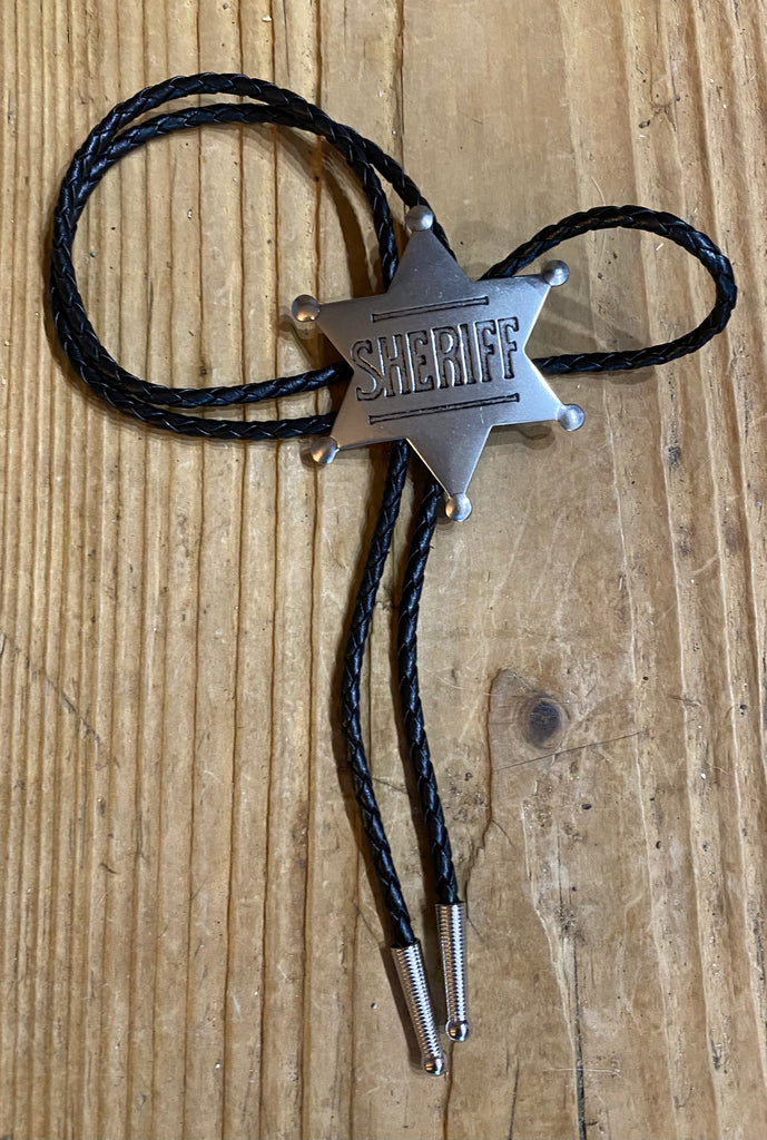 Sheriff Badge Bolo Tie