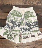 Black White Lace Dairy Cow Shorts! Cute!