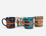 Collectible Ceramic Mug Set of 4