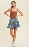 Paisley Bandana Mini Skirt