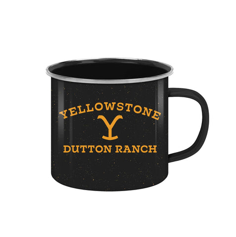 Yellowstone Dutton Ranch Enamel Coffee Cup