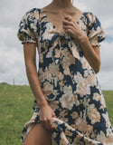 Briar Floral Linen Maxi Dress
