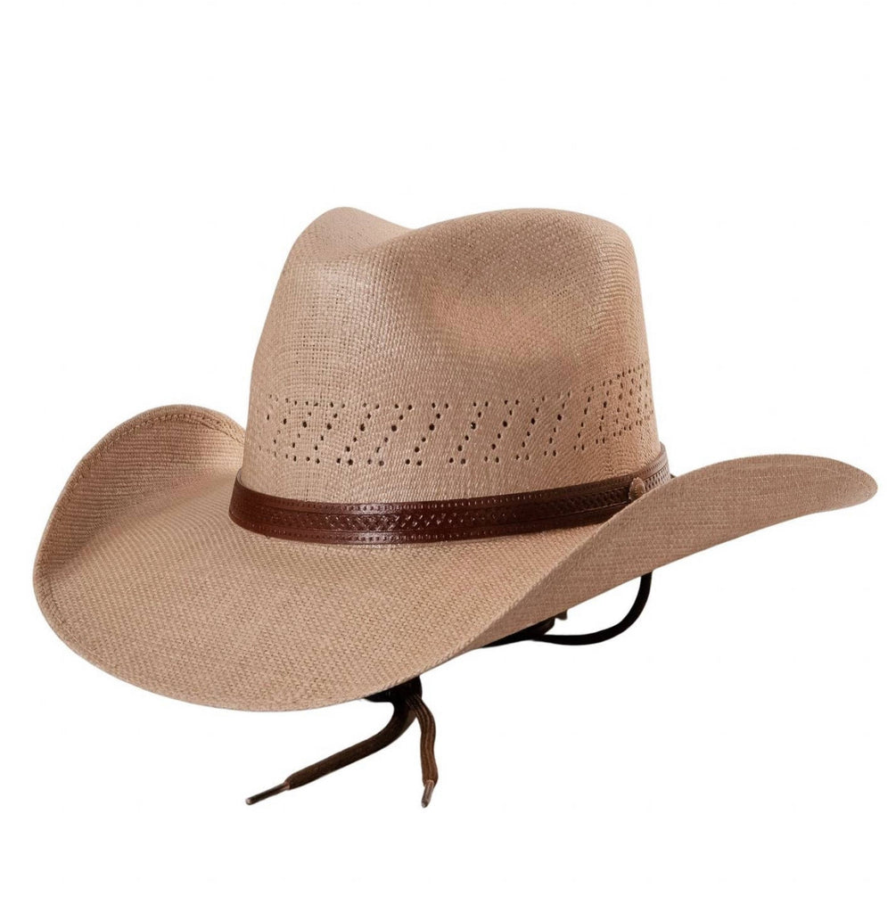 Straw Hat with Chin Strap