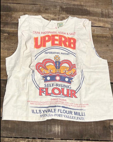 Town Fair Crown Flour Sack Top