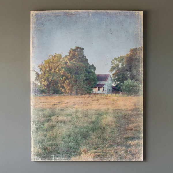 Vintage Canvas Farmhouse Print