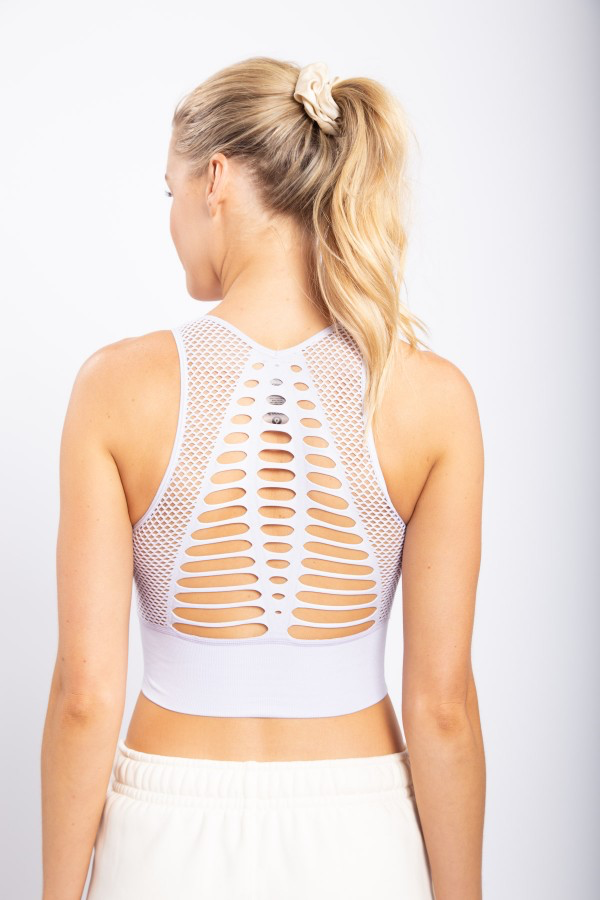 Laser Cut Seamless Sports Bra