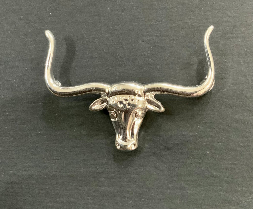 Longhorn Steer Hat Jacket Pin