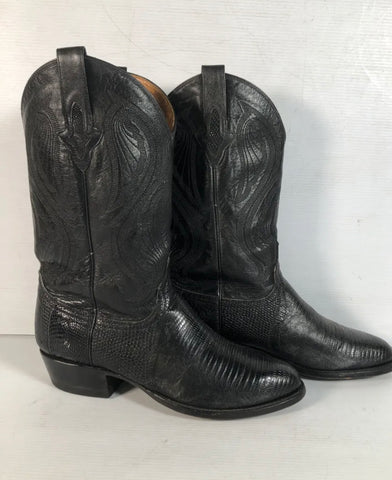 Men’s Black Cowboy Boots 9.5