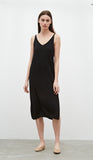 SIDE SLIT KNIT DRESS
