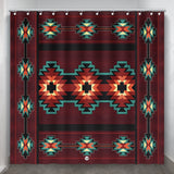 Telluride Shower Curtain Aztec Print