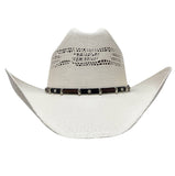 Montana Straw Western Hat with Hatband