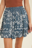 Paisley Bandana Mini Skirt