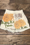 Local Fair Shorts Sunflowers