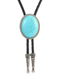 Large Oval Stone Bolo Tie