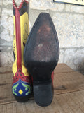 Custom Bull Rider Boots 6.5C Vintage