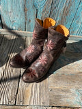 Old Gringo Embroidered Daisy Boots 7.5