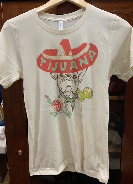 Tijuana Frenchie Sombreo Tee Shirt
