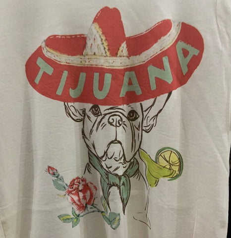 Tijuana Frenchie Sombreo Tee Shirt