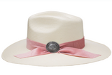 Only Prettier Charlie 1 Horse Hat Pink 10X Natural Straw