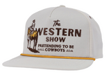 Western Show Flat Bill Hat Cap