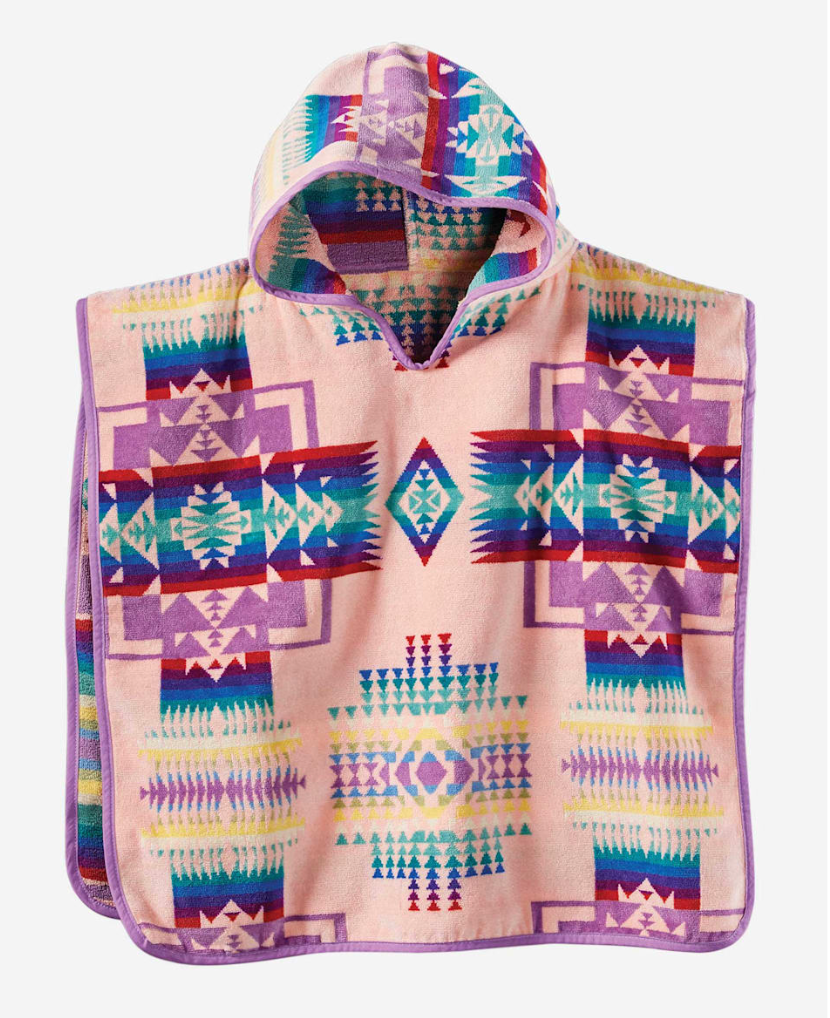Pink Chief Joseph Child's Hooded Towel