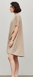 Jersey Tunic Dress with Pockets