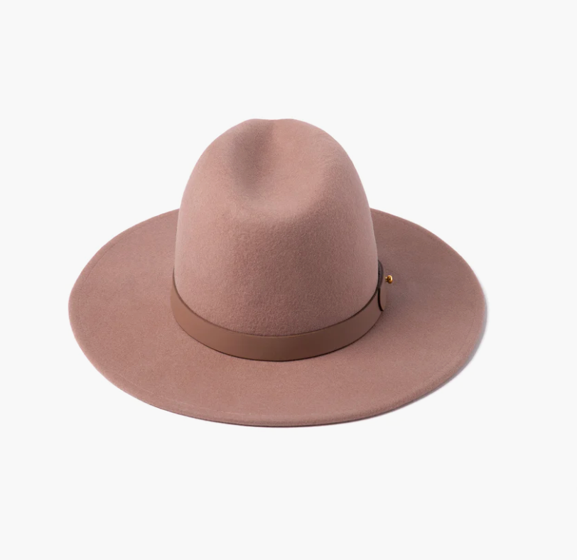 The Fleur Dusty Mauve Pink Hat
