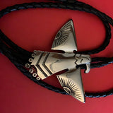 Silver Phoenix Thunderbird Bolo Tie